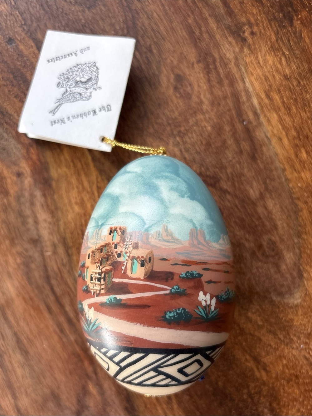 The Robben’s Nest and Associates Goose Egg Ornament by Sandra Robben